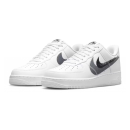 Nike Air Force 1 Low '07 Spray Paint Swoosh - White Black Grey