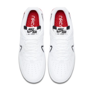 Nike Air Force 1 React - White Black Red - Image 2