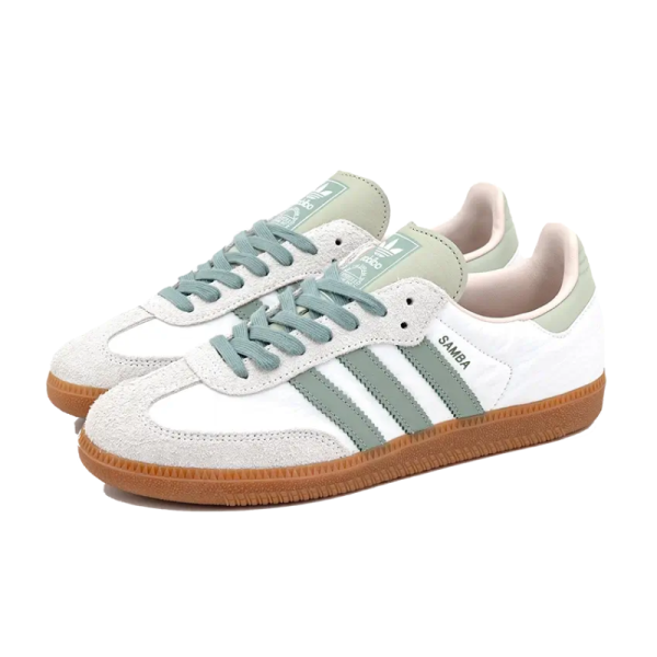 Adidas Samba OG - Silver Green Putty Mauve - Image 2