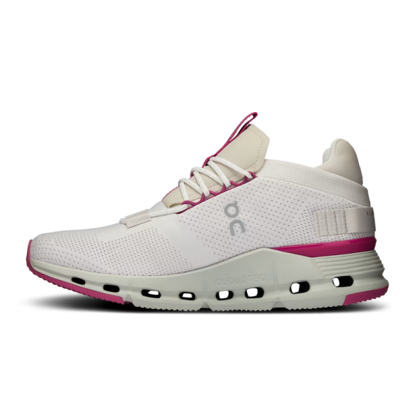 On Running Cloudnova Undyed/White/Carnation - Image 2