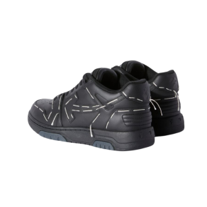 OFF-WHITE Out Of Office OOO low Tops Sartorial Stitching Black Black - Image 2