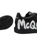 Aexander Mcqueen Oversized Graffiti - Black White