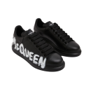 Aexander Mcqueen Oversized Graffiti - Black White