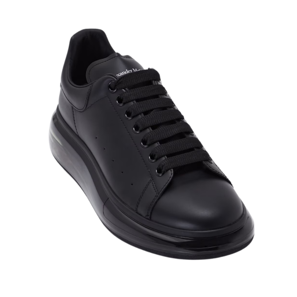 Alexander Mcqueen Oversized – Black Shiny Sole - Image 2