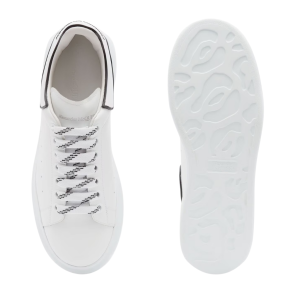 Alexander Mcqueen Oversized – White Black Trim - Image 4