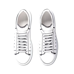 Alexander Mcqueen Oversized - White Black Outline - Image 4