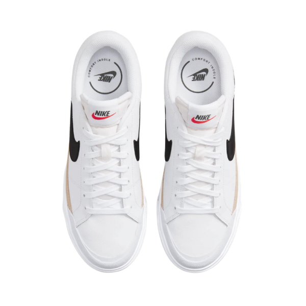 Nike Court Legacy Lift - White Black - Image 5