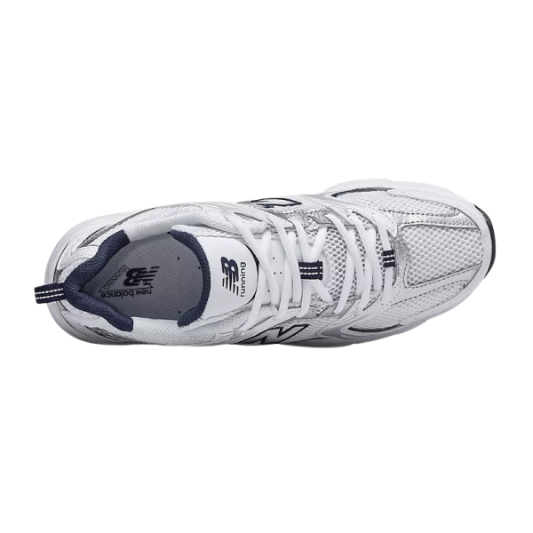 New Balance 530 - White Silver Navy - Image 3