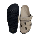 Hermes Chypre Sandal Beige Suede