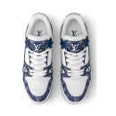 Louis Vuitton LV Trainer Monogram Denim - White Blue