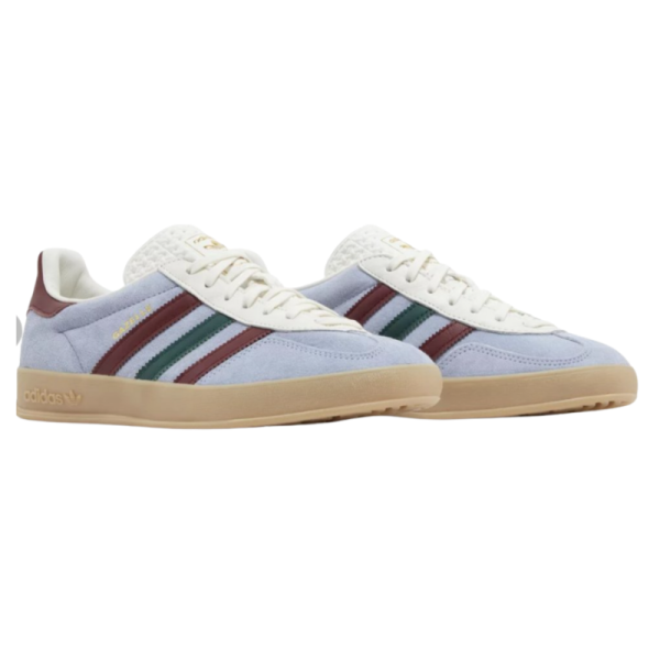 Adidas Gazelle Indoor - Blue Dawn Collegiate Burgundy - Image 3