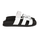 Hermes Chypre Sandals - White Palladium Hardware