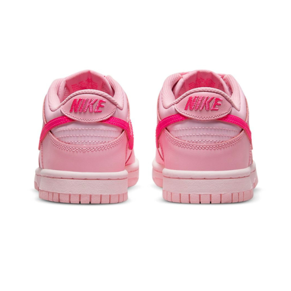 Nike Dunk Low Triple Pink (GS) - Image 5