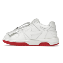 OFF-WHITE Out Of Office "OOO" Low Tops For Walking White White Red SS22