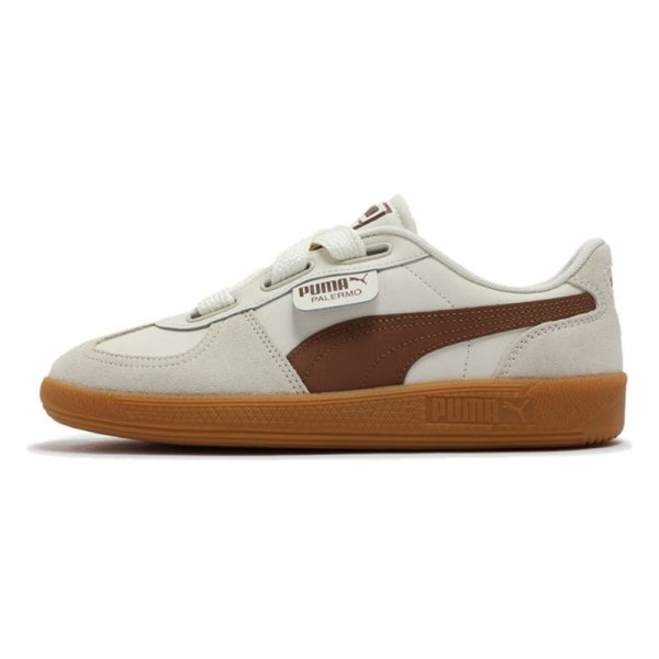 PUMA Palermo Wide Lace Sd 'Frosted Ivory Brown Mushroom - Image 3