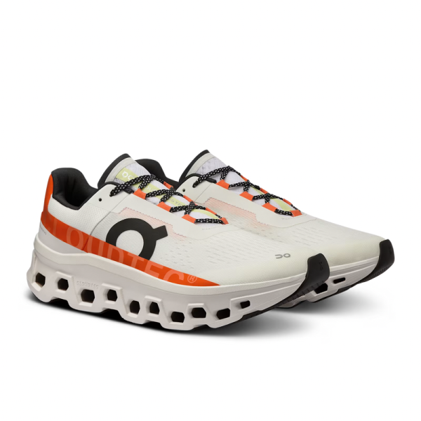 On Running Cloudmonster Undyed/White/Flame - Image 4