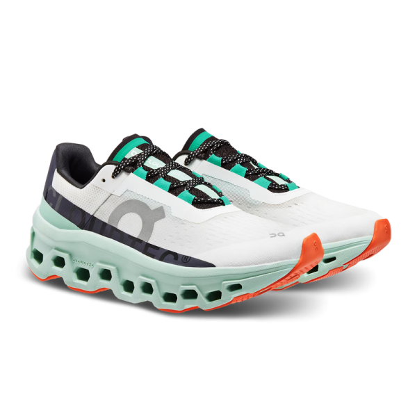 On Running Cloudmonster Undyed/White/Creek - Image 4