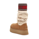 UGG Classic Sweater Letter Boot - Chestnut
