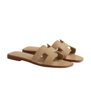 Hermes Oran Sandal Beige/Lin - Image 2