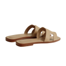 Hermes Oran Sandal Beige/Lin
