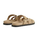 Hermes Chypre Sandal Beige Suede