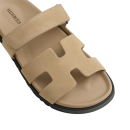 Hermes Chypre Sandal Beige Suede