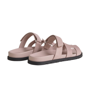 Hermes Chypre Sandal - Pink Suede - Image 3