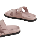 Hermes Chypre Sandal - Pink Suede