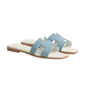Hermes Oran Sandal Bleu/Clair - Image 2