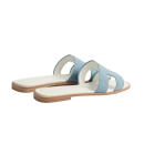 Hermes Oran Sandal Bleu/Clair